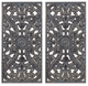 Olliix by Madison Park Botanical Panel 2 Piece Antique Blue Carved Wall Set-0