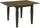 TEI Preston Toffee Drop Leaf Dining Table with Charcoal Base-0