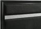 Coaster® Miranda Black Upholstered Full Panel Bed -3