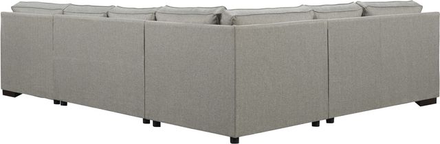 Benchcraft® Marsing Nuvella® 4-Piece Slate Right-Arm Facing Loveseat Sectional and Chaise-1