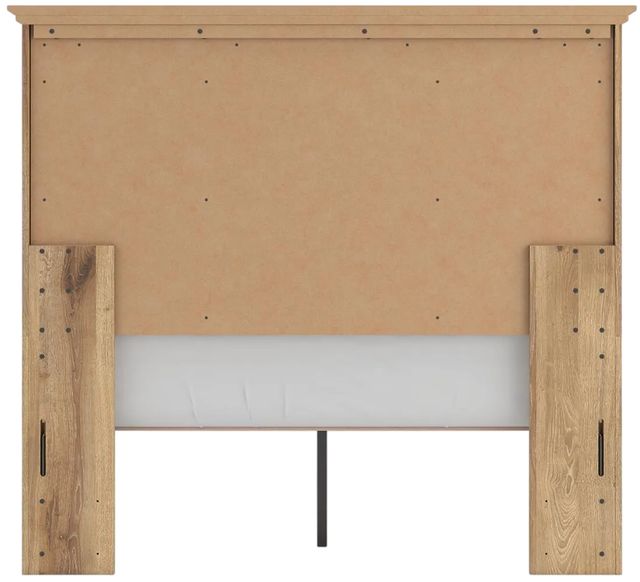 Signature Design by Ashley® Makidern Tan 61" Full Panel Storage Bed-4
