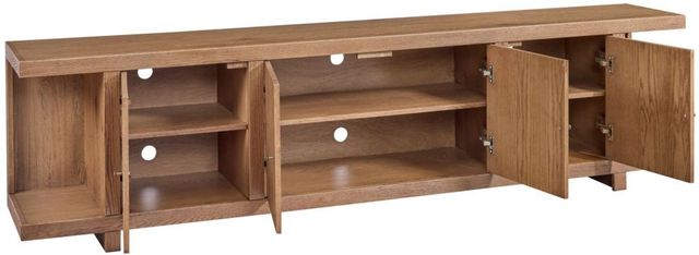 aspenhome® Latitude Brushed Bourbon 95'' Console with 4-Doors-2