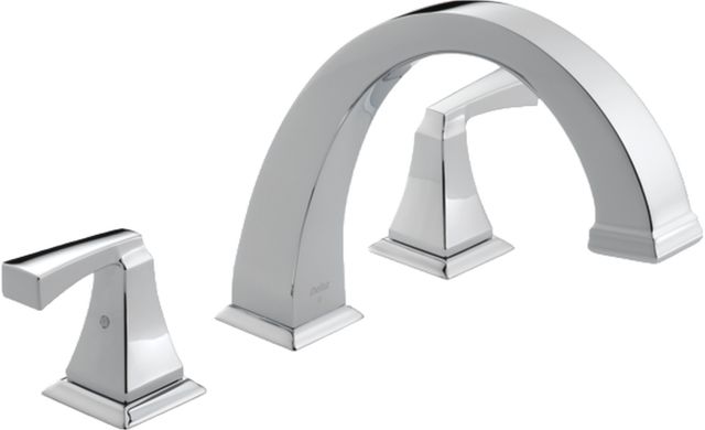 Delta Dryden® Chrome Roman Tub Trim-0
