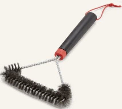 Weber® Black Three Sided Grill Brush-0