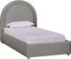 TOV Furniture Gumdrop Grey Twin Velvet Bed-0