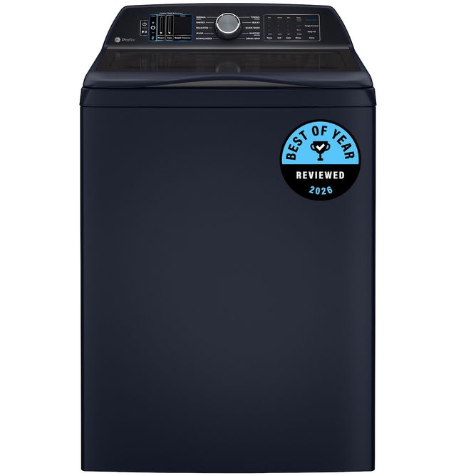 GE Profile™ 5.3 Cu. Ft. Sapphire Blue Agitator Top Load Washer-0