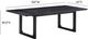 TOV Furniture Shiloh Black 102" Rectangular Dining Table-2