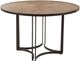 Bassett Mirror Trucco Brown Dining Table with Bronze Base-0