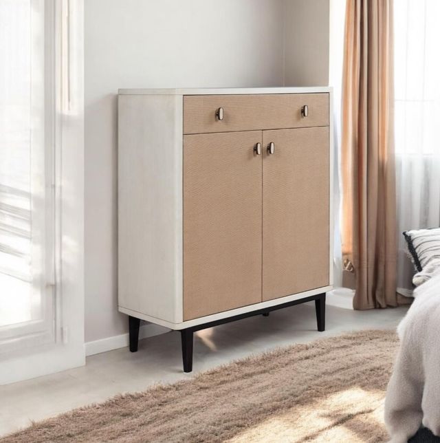 Bernards Trilogy Beige/Vanilla Bar Cabinet-1