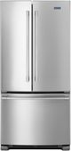 Maytag® 33 in. 22.1 Cu. Ft. FingerPrint Resistant Stainless Steel French Door Refrigerator with Water Dispenser-0