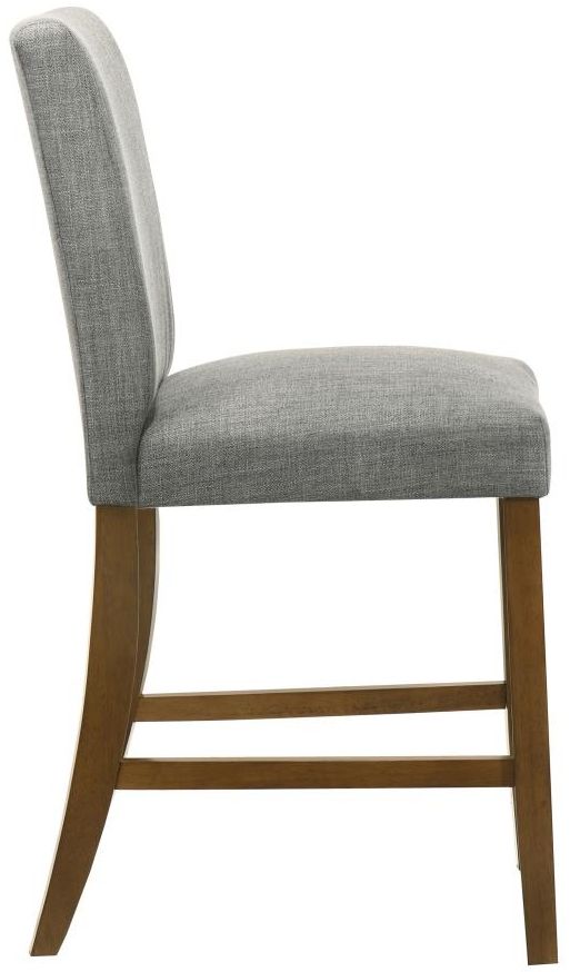 Coaster® Paxton 2-Piece Brown/Gray Upholstered Counter Dining Side Chair-4