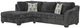 Signature Design by Ashley® Biddeford 2-Piece Shadow Left-Arm Facing Sofa Sectional and Chaise-0