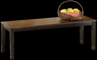 Signature Design by Ashley® Owingsville Black/Brown Dining Room Bench
