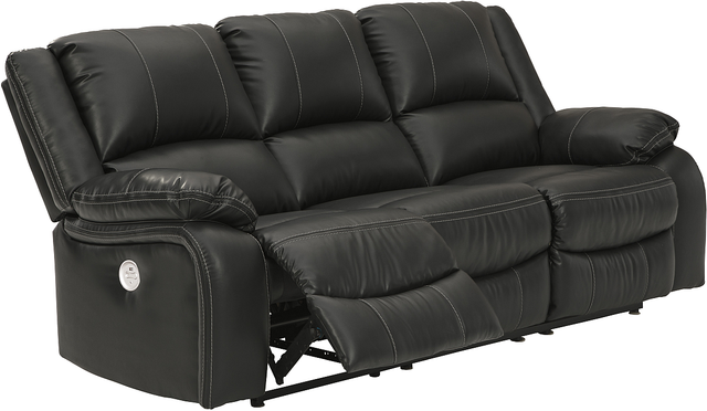 Signature Design by Ashley® Calderwell Black Reclining Power Sofa-2