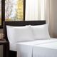 Olliix by Intelligent Design White California King Microfiber All Season Wrinkle-Free Sheet Set-3