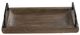 A & B Home Dark Brown Decorative Tray-1