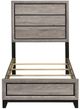 Coaster® Valen Light Taupe Youth Twin Panel Bed-4