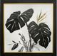 StyleCraft Oasis Palms II Black/Light Gray Framed Print-0