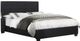 Mazin Furniture Lorenzi Black Queen Bed-3