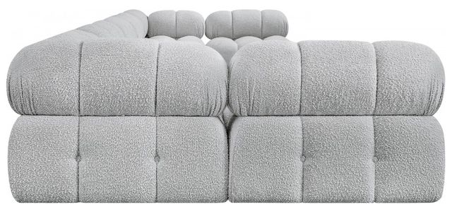 Meridian Furniture Ames 7-Piece Grey Boucle Sectional-2
