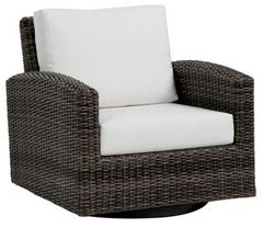 Ratana Coral Gables Wild Truffle Swivel Gliding Club Chair