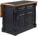 homestyles® Monarch Black/Black Granite/Distressed Oak Kitchen Island-0