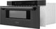 ZLINE 1.2 cu. ft. Black Stainless Steel Built-in Microwave Drawer -3
