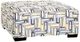 Franklin™ Brentwood Take Five Bumble Bee Square Ottoman-0