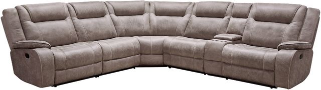 Parker House® Blake 6-Piece Desert Taupe Manual Reclining Modular Sectional-0