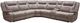 Parker House® Blake 6-Piece Desert Taupe Manual Reclining Modular Sectional-0