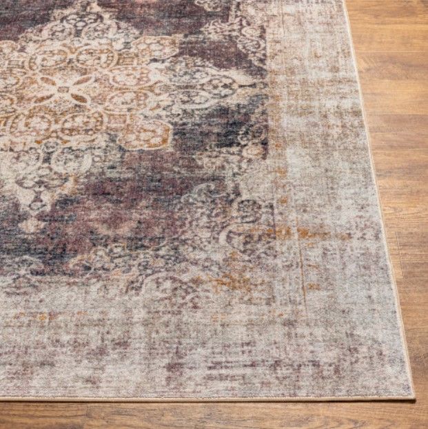 Surya Jefferson Light Brown/Taupe 4'x6' Area Rug-1