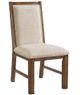 Furniture of America® Monclova 2-Piece Beige/Rustic Oak Side Chair-0