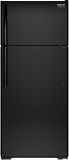 Crosley® 28 in. 17.5 Cu. Ft. Black Top Freezer Refrigerator