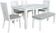 Jofran Inc. Urban Icon 6-Piece White Dining Set-0