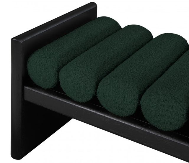 Meridian Furniture Waverly Black/Green 52" Upholstered Bench-3
