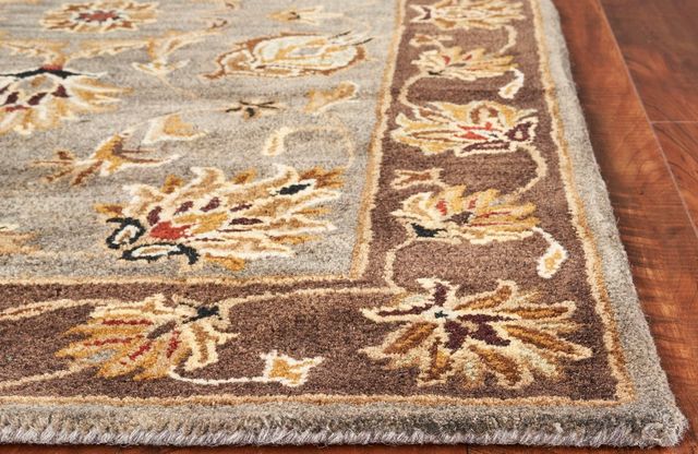 KAS Rugs Syriana Grey/Mocha Mahal 5'x8' Rug-1