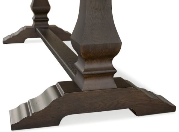 Bassett® Furniture Customizable BenchMade Harvest 108" Oak Dining Table-3