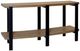 StyleCraft Ebony/Natural Curved Console Table-0