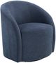 Homelegance® Dalhart Blue Swivel Chair-0