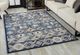 KAS Rugs Calla Blue/Gray Aztec 5'x7' Area Rug-4