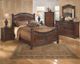 Signature Design by Ashley® Leahlyn 2-Piece Warm Brown Queen Panel Bed Set-3