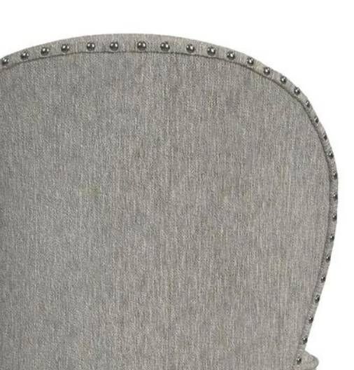 Elements International Westford Gray Swivel Counter Stool-2