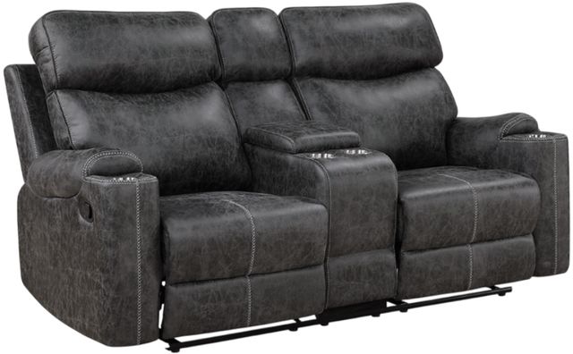 ACME Furniture Hirah Dark Gray Manual Reclining Console Loveseat-0