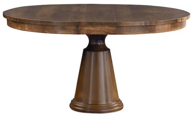 Bassett® Furniture BenchMade Origins Nichols Sable Round Dining Table with Leaf-1