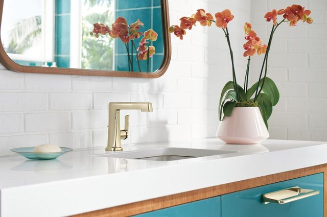 Brizo Levoir™ Brilliance® Polished Nickel 7" Single-Handle Lavatory Faucet-4