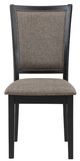 New Classic® Home Furnishings Potomac 5-Piece Black/Brown Rectangular Dining Table Set-4