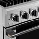 Hauslane HausPro Range 36" Stainless Steel Pro-Style Gas Range with Black Stainless Steel Knobs-5