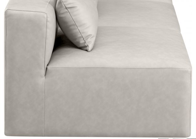 Meridian Furniture Cube 3-Piece Cream Modular Sectional Armless Sofa-3