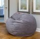 CordaRoy's® Original Charcoal Chenille Full Bean Bag Chair-3