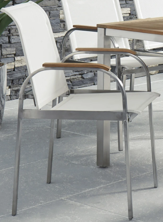 homestyles® Aruba 7-Piece White Outdoor Dining Set-2